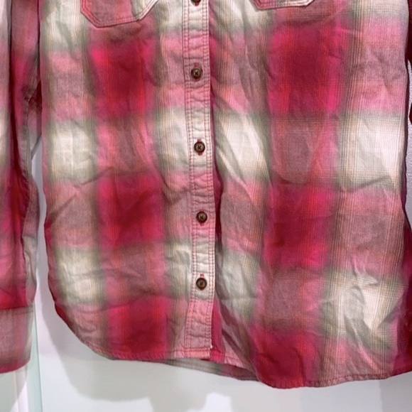 AEROPASTLE plaid button down shirt size medium - Picture 3 of 8